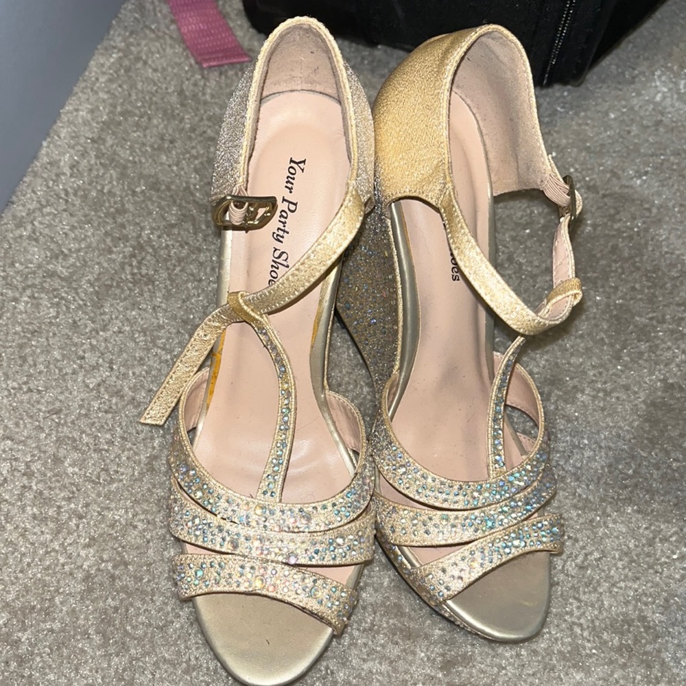 Sparkly heels